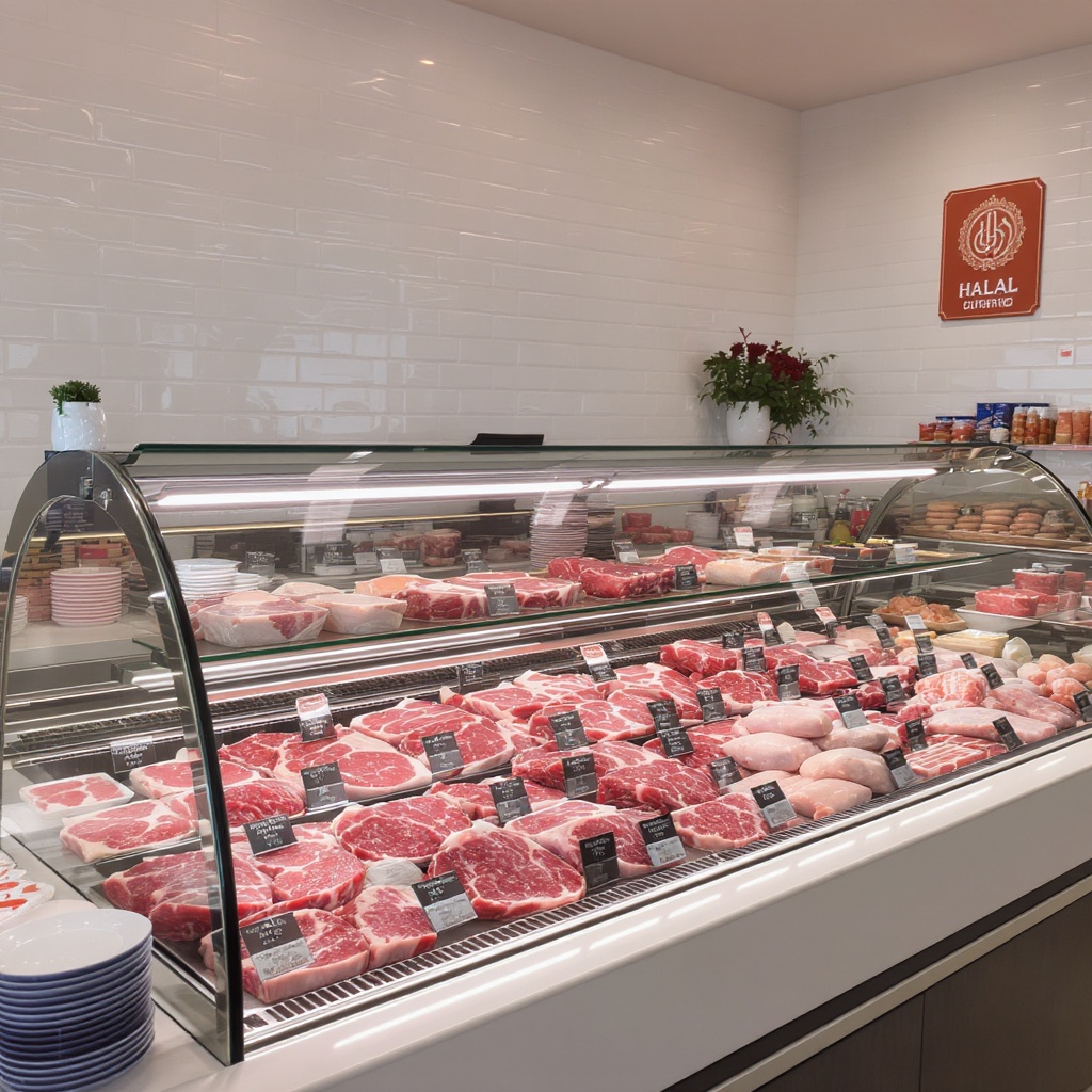 Fresh lamb cuts at Meat On West butcher shop